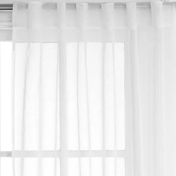 Mineral Sheer Multi Header Curtain White by Freedom