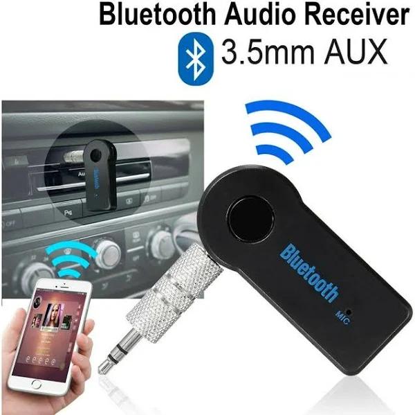 Wireless Bluetooth 3.5mm Aux Audio Music Receiver Stereo Home Car Adapter - AfterPay & zipPay Available