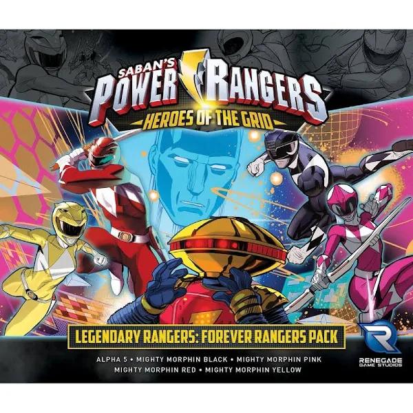 Power Rangers Heroes of The Grid Legendary Ranger Forever Rangers Pack