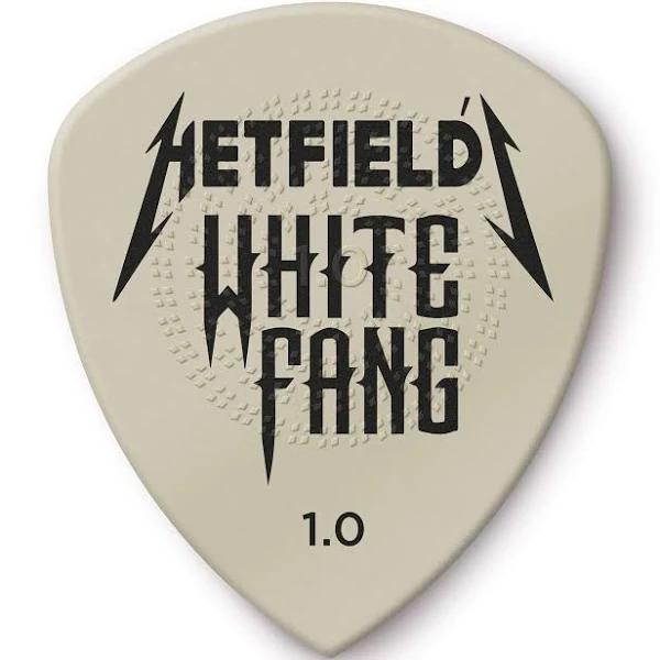 Dunlop PH122P10 James Hetfield White Fang Custom Flow 1.00mm Guitar Picks (6-Pack)