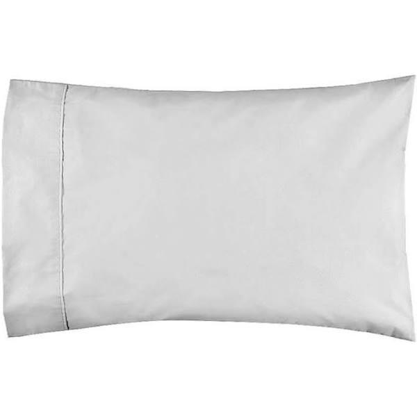 Logan & Mason 300TC Cotton Pillowcase Pair (Silver) - Standard