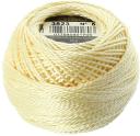 DMC Perle 5 Cotton #3823 Ultra Pale Yellow 10g Ball 45m