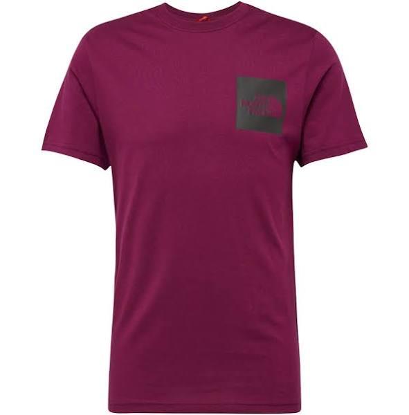 The North Face Fine Logo T-Shirt in burgundy-Red