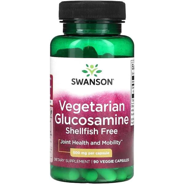 Swanson Vegetarian Glucosamine Shellfish Free 500 MG 90 Capsules