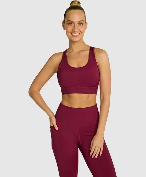 Rockwear Asana Medium Impact Sports Bra Ruby 10