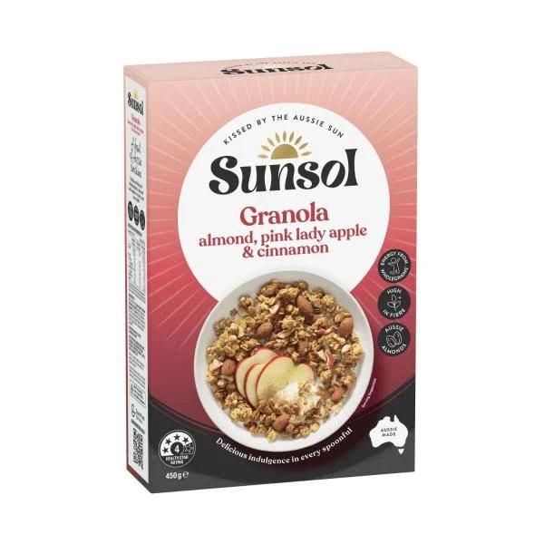 Sunsol Granola Pink Lady Apple Crumble 450g