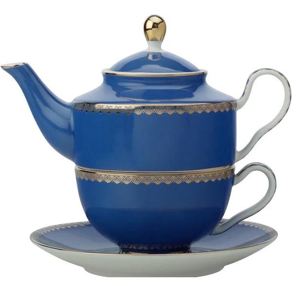 Maxwell & Williams Teas & C's Classic Tea for One with Infuser 380ml Blue