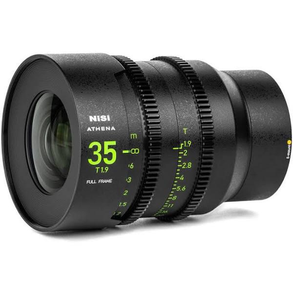 NiSi Athena Prime Full Frame Cinema Lens (E Mount | No Drop in Filter), 35mm