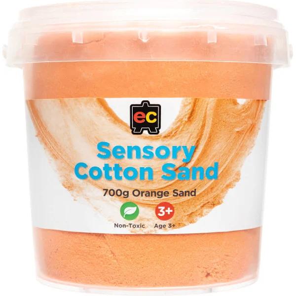 Sensory Cotton Sand 700g Tub Orange