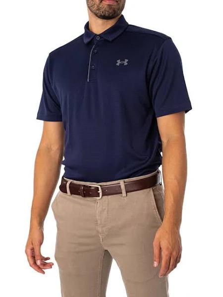 Under Armour Tech Polo Shirt - L - Navy