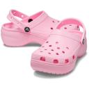 Womens Crocs Classic Platform Clogs - Pink