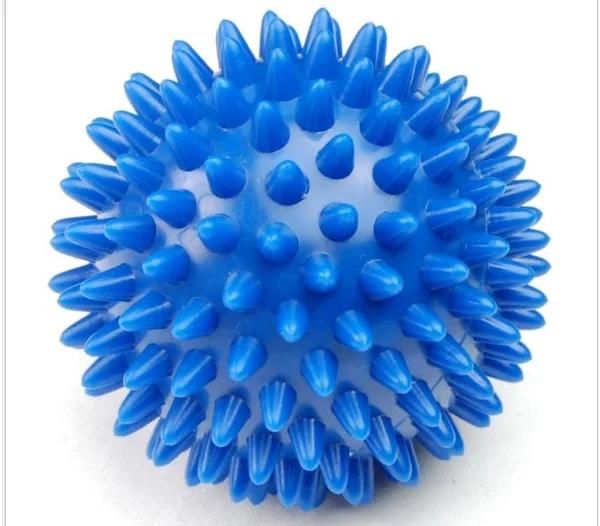 TODO PVC Hedgehog Fitness Massage Ball - Blue