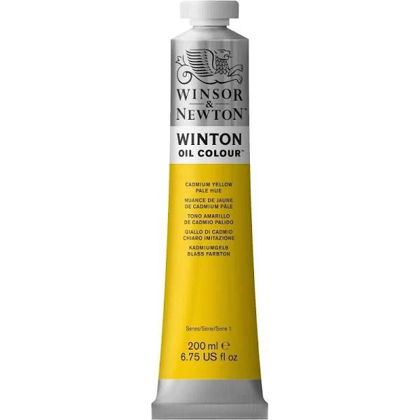 Winsor & Newton : Winton : Oil Paint : 200ml : Cadmium Yellow Pale Hue