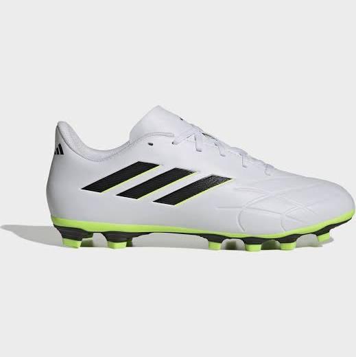 adidas-Copa Pure II.4 Flexible Ground Boots-Unisex-Cloud White / Core Black / Lucid Lemon-M 9.5 / W 10.5