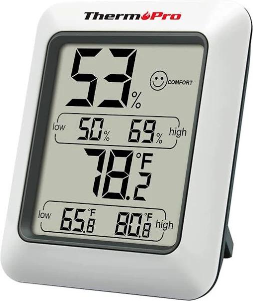 ThermoPro TP50 Digital Hygrometer Indoor Thermometer Room Thermometer and Humidity Gauge With Temperature Monitor