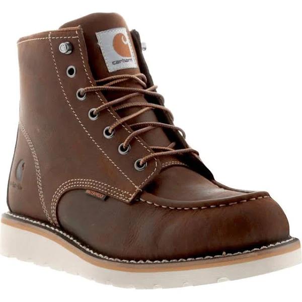 Carhartt Men's 6 Inch Waterproof Wedge Soft Toe Work Boot