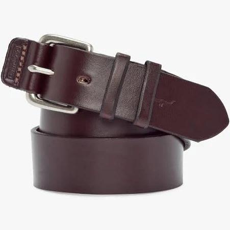 R.M. Williams 1 1/2" Covered Buckle Belt, 46 / Chestnut