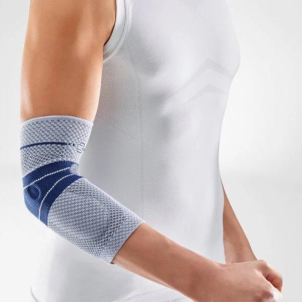 Bauerfeind EpiTrain Elbow Brace, 0 / Titanium/Blue