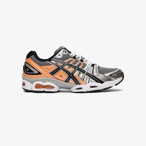 ASICS Men's GEL-Nimbus 9 - Sportstyle Sneakers - Sheet Rock/Orange Lily 4