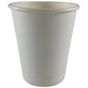 Writer Disposable Single Wall Paper Cups 227ml/8oz White Box of 1000