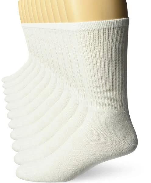 Dickies Men's All Purpose Cushion Crew Socks (6/12 Packs)