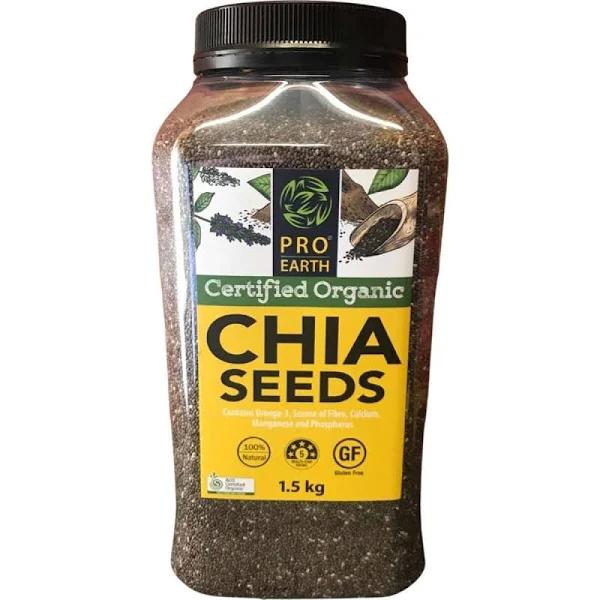 Pro Earth Certified Organic Chia Seeds 1.5 kg