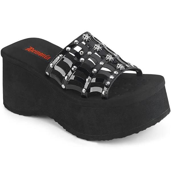 Demonia FUNN-13 Black Patent Size 8