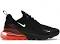 Nike Air Max 270 G Golf Shoes - Black/Hot Punch/White