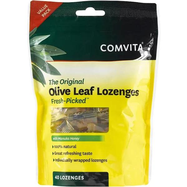 Comvita Olive Leaf Extract Lozenges With Manuka Honey 40