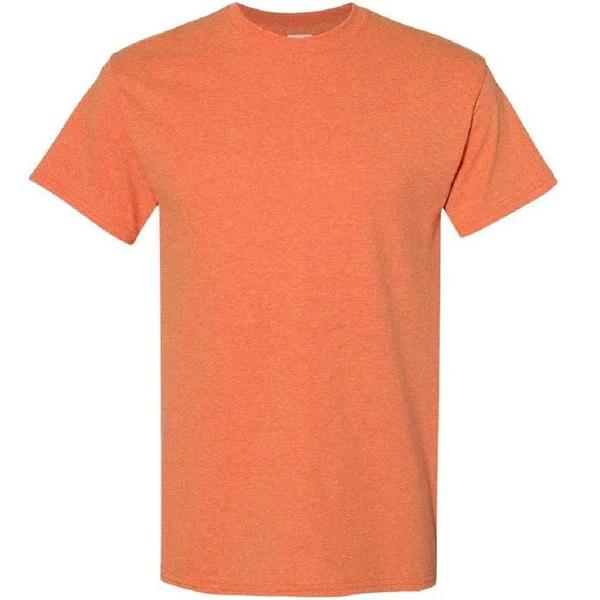 Gildan Mens Heavy Cotton Short Sleeve T-Shirt Sunset M