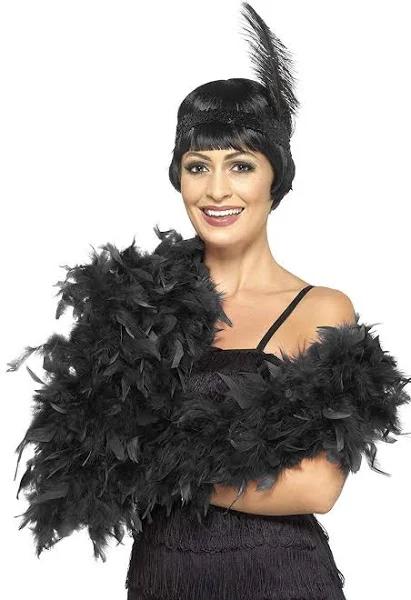 Black Deluxe Feather Boa