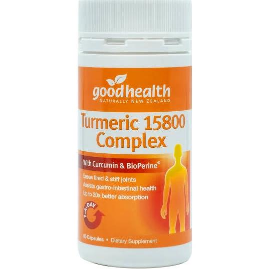 Good Health Turmeric 15800 Complex 60 Capsules