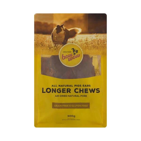 Bow Wow Pigs Ears Longer Chew Dog Treats 300g