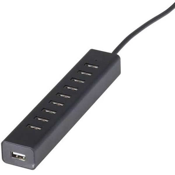 Digitech Slimline 10-Port USB-Charger & Hub [XC4959]