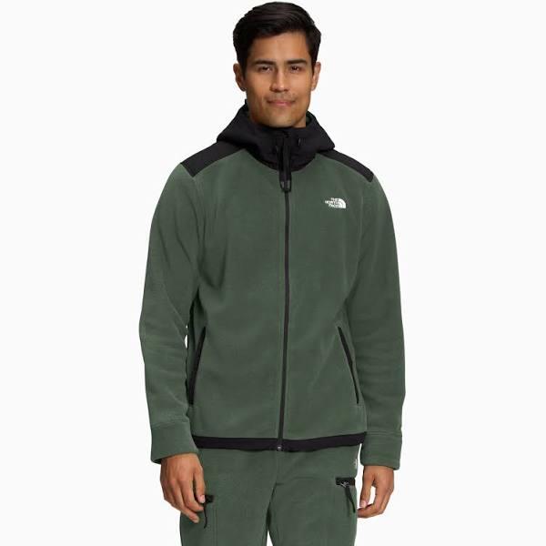 The North Face Men’s Alpine Polartec 200 Full Zip Hooded Jacket, Thyme / S