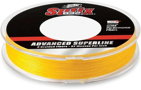 Sufix 832 Advanced Superline Braid - 8lb - Hi-Vis Yellow - 300 yds