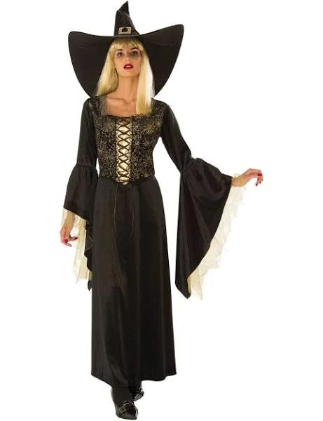 Golden Web Witch Adult Costume - Medium