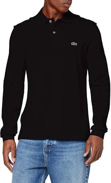 Lacoste Long Sleeve Polo Shirt Black