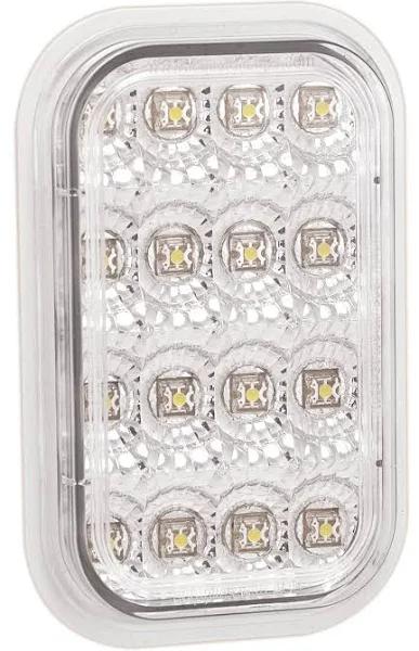 LED Autolamps Reverse 16-LED Light 12/24V w/ Clear Lens 131WM