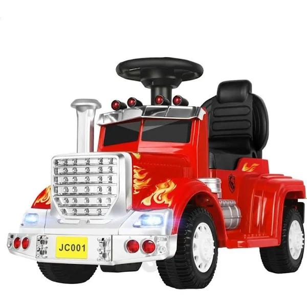 ALFORDSON Kids Ride On Car Electric Toy Truck 25W Motor w/ Led Lights Red