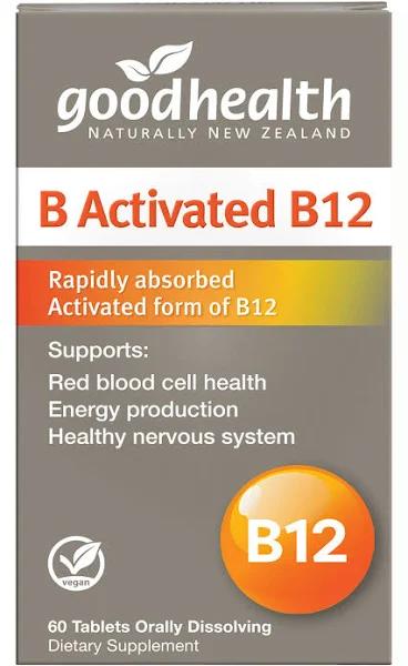 Good Health B Activated B12 60 Tablets