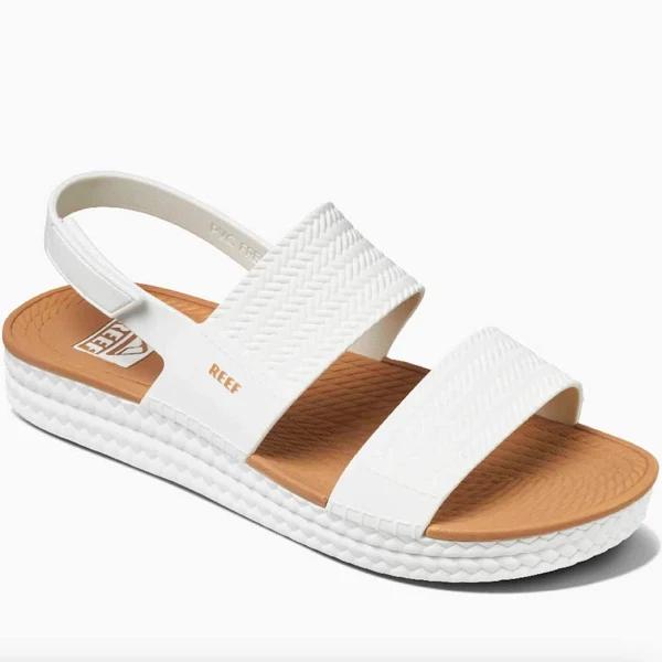 Reef - Womens Water Vista Duo- White/Tan 10