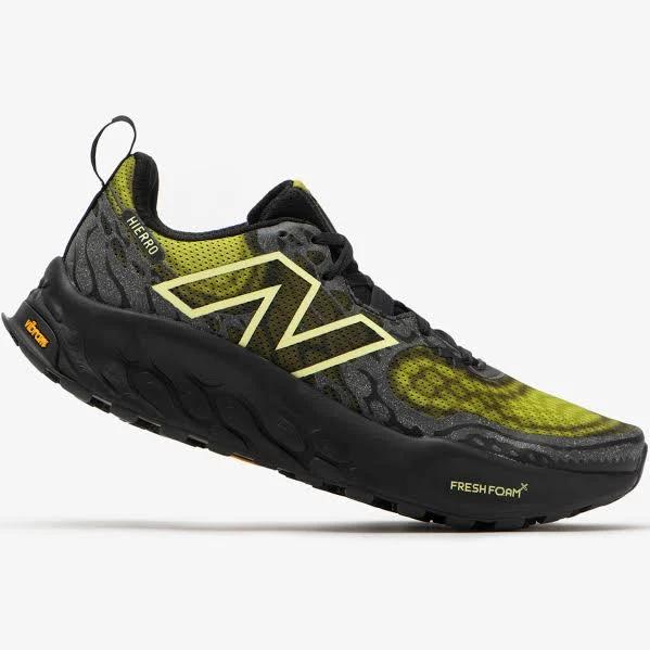 New Balance Fresh Foam x Hierro V8 Shoes Black Lime Green - 47