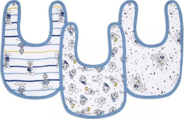 Aden Anais Mickey Stargazer 3 Pack Disney Baby Snap Bibs