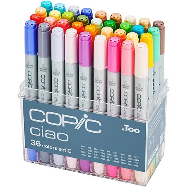 Copic Markers Ciao 36-Piece Marker (Set C)