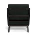 Palm Springs Leather Armchair Black by Freedom