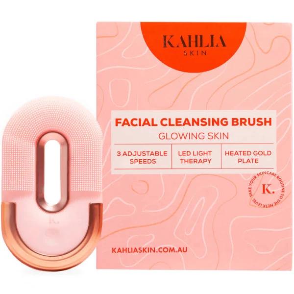 Kahlia Skin LED Facial Cleansing Brush Pink