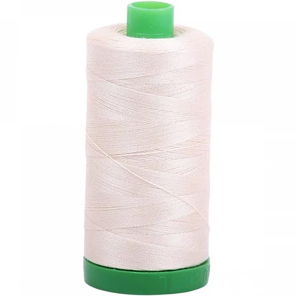 Aurifil Cotton Mako 2000 Light Sand NE 40 Cotton Mako 1000m Spool / Beige