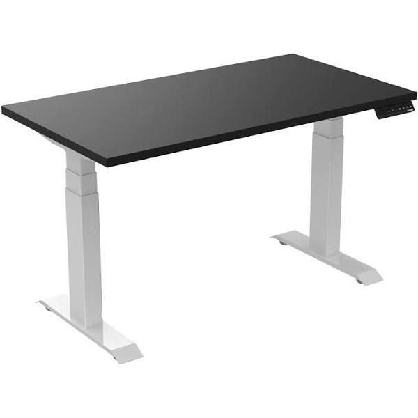 Desky Dual Kids Sit Stand Desk White / Black / 1800 x 750mm