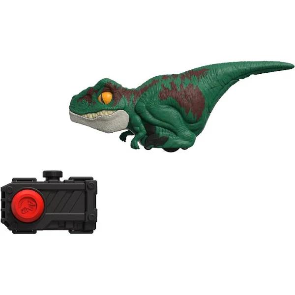 Jurassic World Dominion- Green Velociraptor -Uncaged Click Tracker Dinosaur Ages 4+ Dino